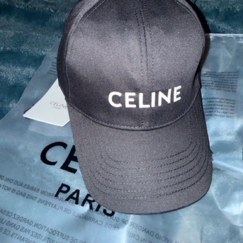 Celine Black color Cap with White Accents - Picture 4 of 5